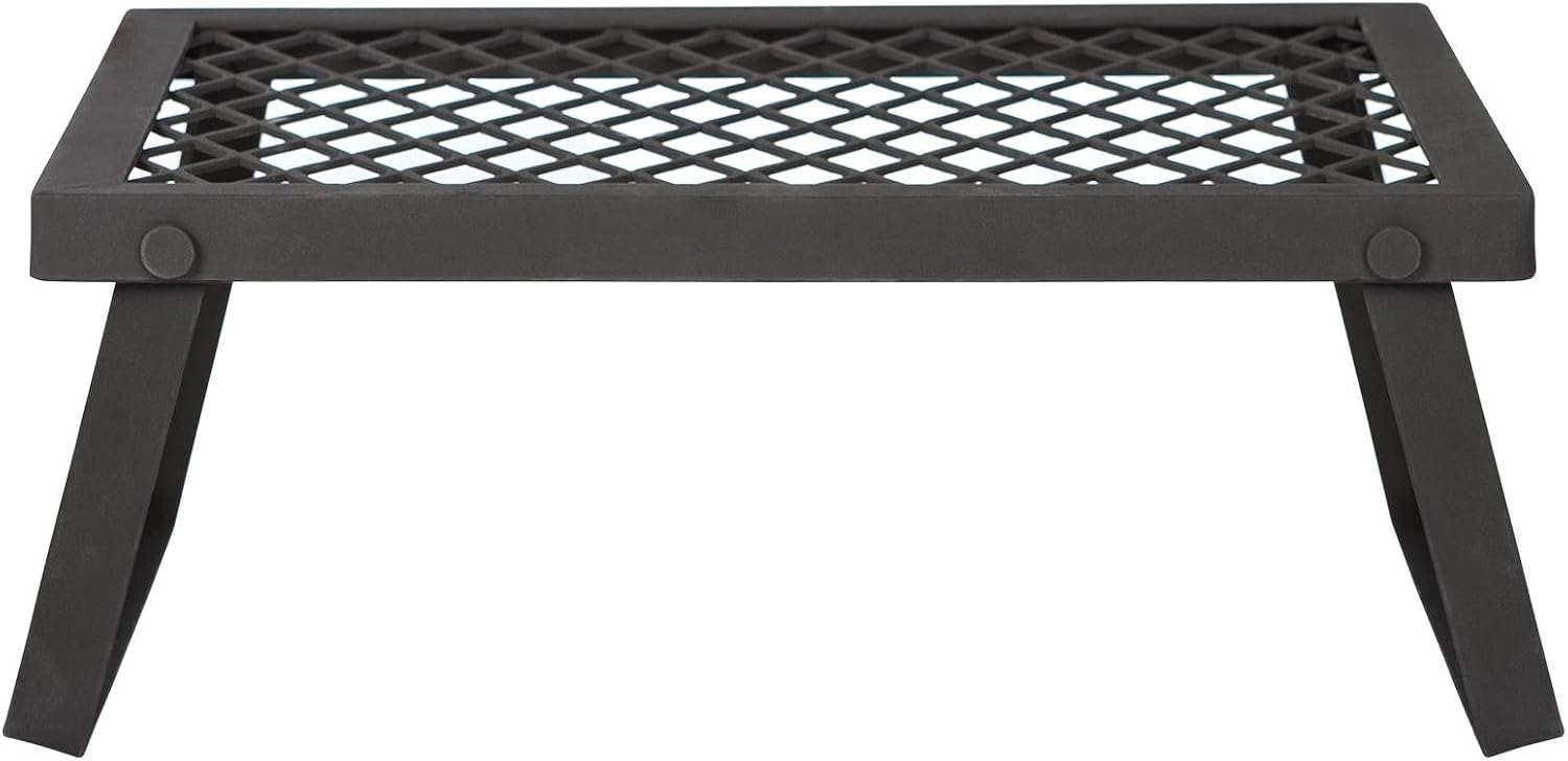 Amazon Basics Heavy-Duty Foldable Camping Grill Grate for Open Flame Cooking