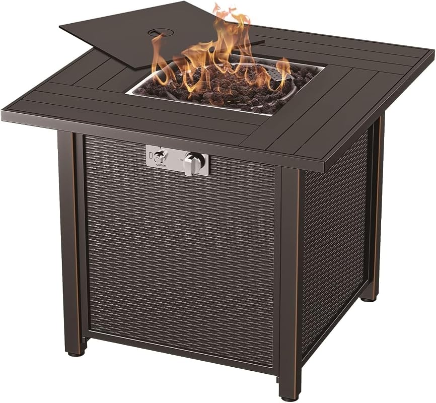 30-Inch Propane Gas Fire Pit Table with CSA approval