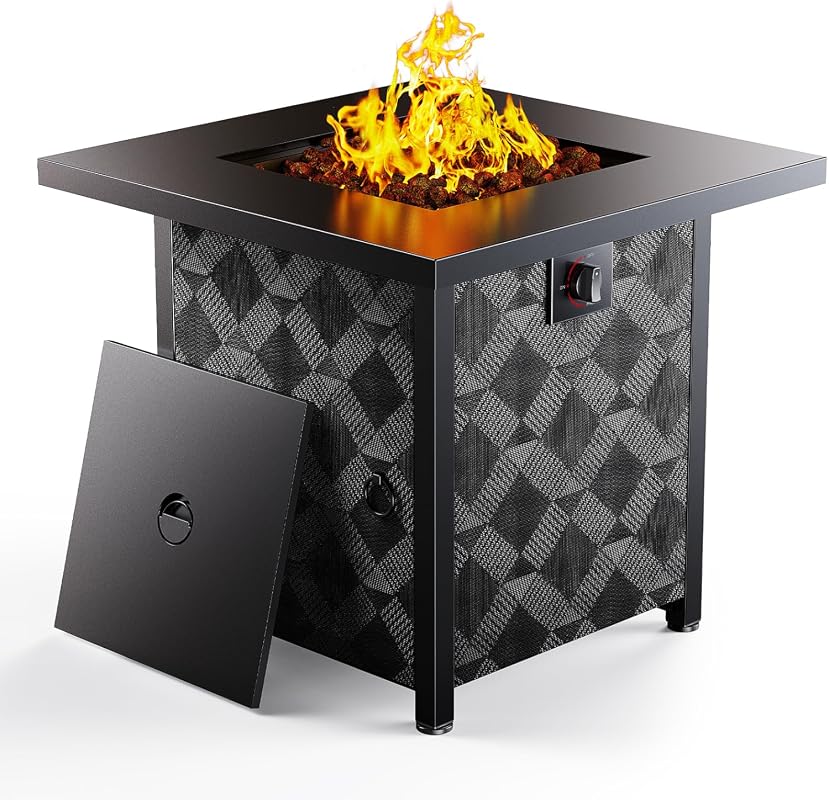 Ciays 28-Inch Square Fire Pit