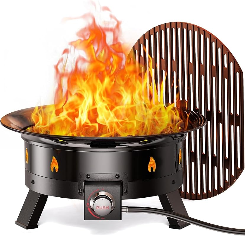 Ciays 19-Inch Propane Fire Pit