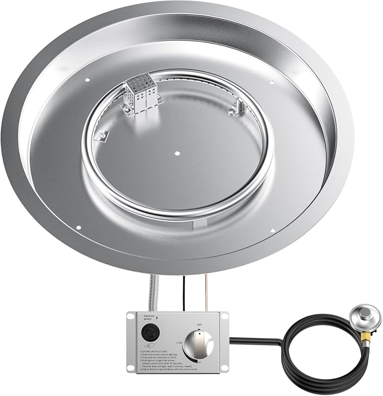 Skyflame 19-Inch Fire Pit Burner Kit